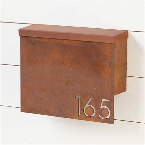 the gibson mailbox custom steel modern metal letter box|laser cut mailbox.